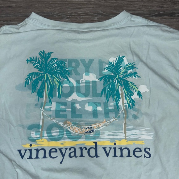 Men’s Vineyard Vines Vacation Hammock Long Sleeve TShirt - Picture 6 of 7